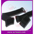 Black Polyester Thread Velcro Elastic Straps Oem 25mm / 38mm